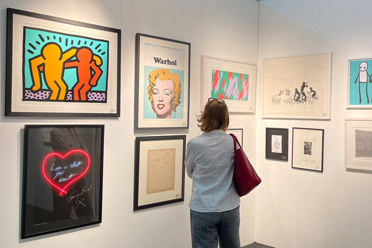 Fresh: Art Fair exhibitors, The Hidden Gallery brought some big names in art including Picasso, Banksy, Hockney and Warhol.
