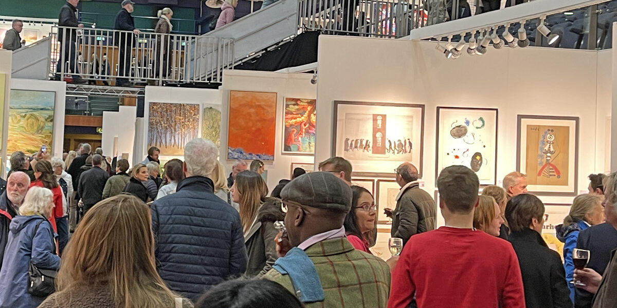 Over 1900 visitors attended the fair for the Private View before the fair opened to the public.
