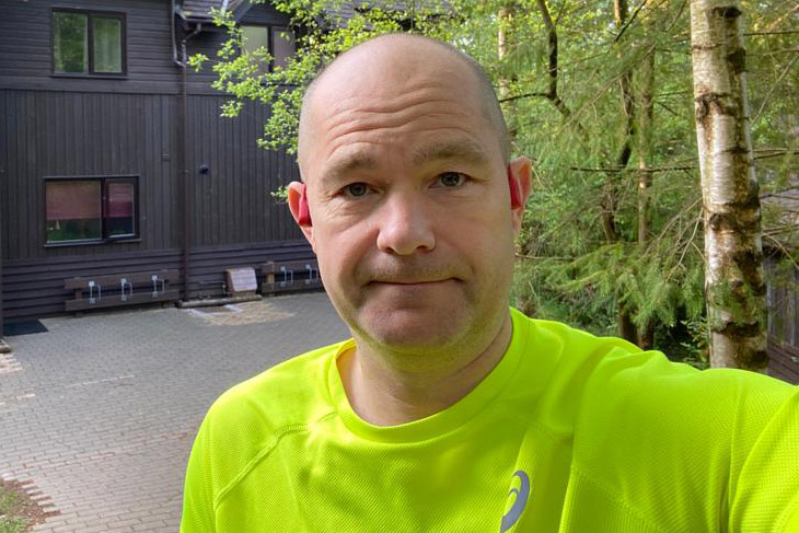 RRA Managing Director, Mark Powles, up early for his morning run - just wondering who would join him.